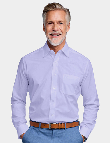 Double Two Long Sleeve Easy Care Shirt - MF202